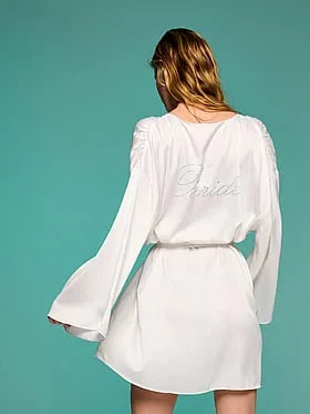 Satin Short Robe