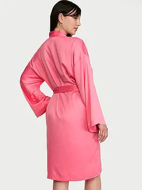 Signature Satin Midi Robe