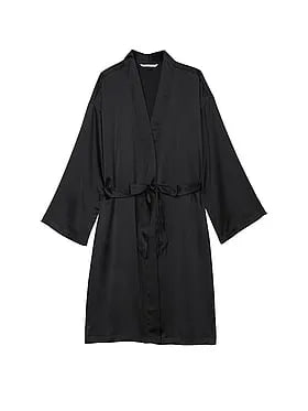 Signature Satin Midi Robe
