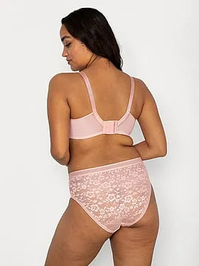 Smooth Lace High Cut Brief
