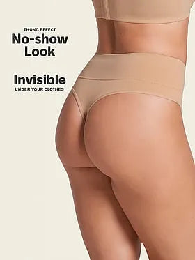 Moderate Compression High-Waisted Shaper Thong Panty