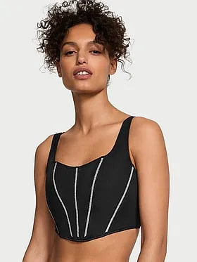 Sheer Shine Corset Top