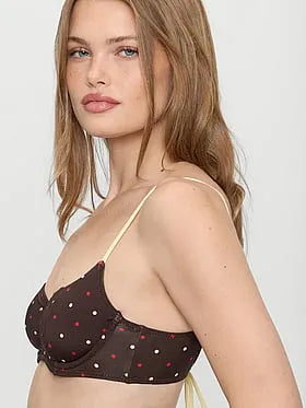 Cola Satin Bikini Top