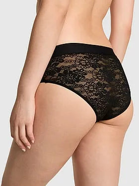 Logo Lace Hiphugger Panty