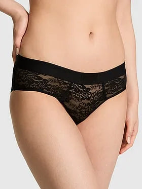 Logo Lace Hiphugger Panty