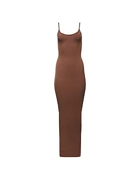 Sculpting Rib Knit Maxi Dress