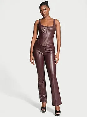 Faux Leather Pants