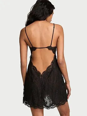 Twinkle Strap Lace Mini Slip Dress