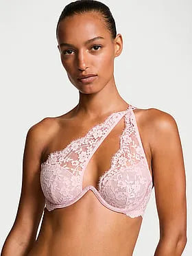Twinkle Lace One-Shoulder Monowire Bra