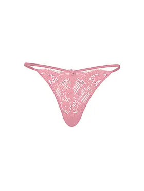 Twinkle Strap Lace V-String Panty