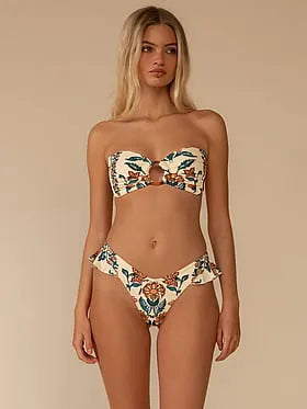 Tori Ties Bandeau Bikini Top