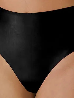 Latex High-Waist Hot Pant