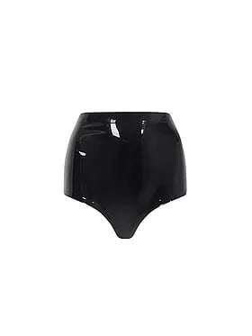 Latex High-Waist Hot Pant