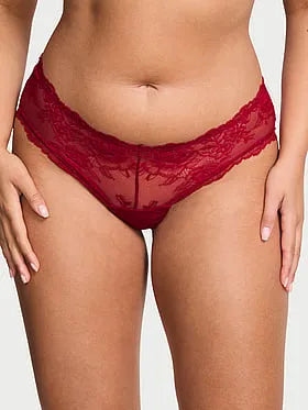 Rose Lace High-Leg Cheeky Panty
