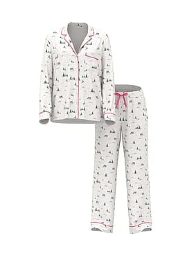 Flannel Long Pajama Set