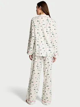 Flannel Long Pajama Set