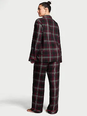 Flannel Long Pajama Set