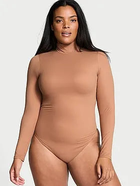 BODYWEAR by Victoria with FeatherSoftâ¢ Innovation Turtleneck Bodysuit