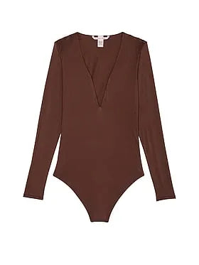 BODYWEAR by Victoria with FeatherSoftâ¢ Innovation V-Neck Bodysuit