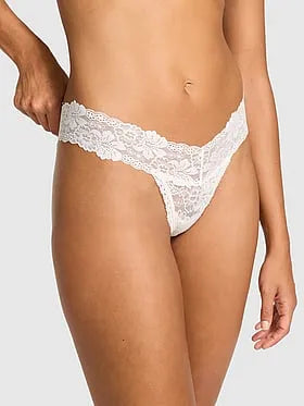 PINK Winkâ¢ Lace Thong Panty