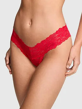 PINK Winkâ¢ Lace Thong Panty