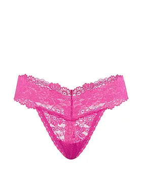 PINK Winkâ¢ Lace Thong Panty