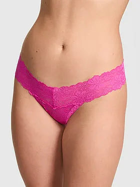 PINK Winkâ¢ Lace Thong Panty