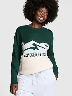 Collegiate Knit Crewneck Sweater