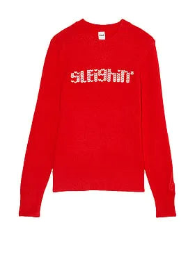 Collegiate Knit Crewneck Sweater