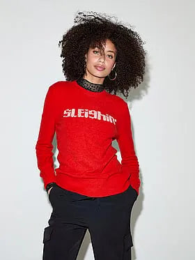 Collegiate Knit Crewneck Sweater