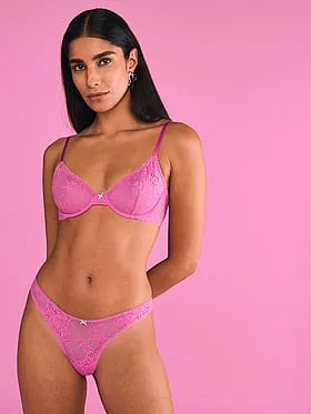 Tease Lace Unlined Demi Bra