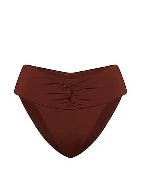 Cinched High-Waist Bikini Bottom