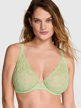 PINK Winkâ¢ Unlined Plunge Bra
