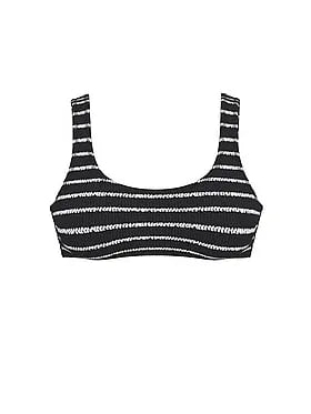 Crinkle Scoop Bralette Bikini Top