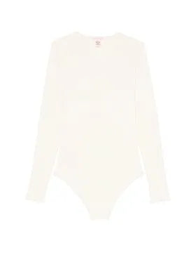 BODYWEAR by Victoria with FeatherSoftâ¢ Innovation Long-Sleeve Bodysuit