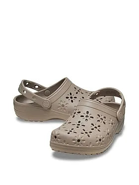 Classic Floral Cut-Out Clog