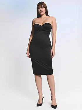 SoSleekâ¢ Balconette Midi Slip Dress