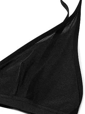 Sheer Knit Triangle Bralette & Tube Skirt Set
