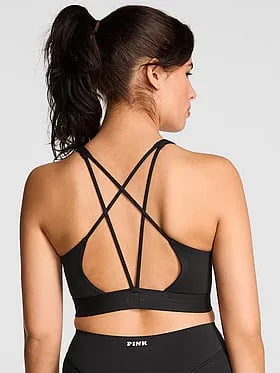 Relay Strappy Plunge Sports Bra