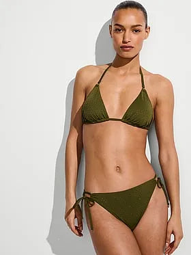 Essential DiamantÃ© Side-Tie Bikini Bottom