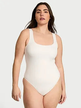 Bodywear by Victoria's Secret with FeatherSoftâ¢ Innovation Square-Neck Tank Bodysuit
