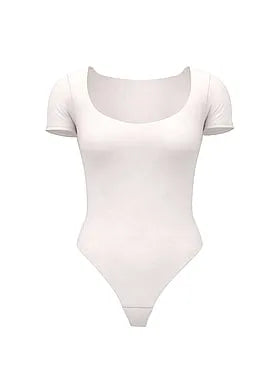 Bodywear by Victoria with FeatherSoftâ¢ Innovation Square-Neck Bodysuit