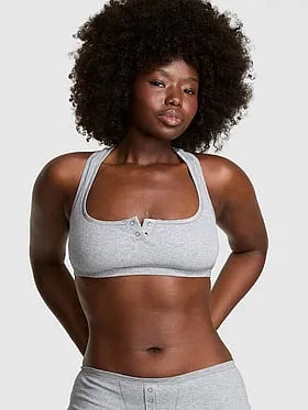 Cotton Unlined Racerback Bralette