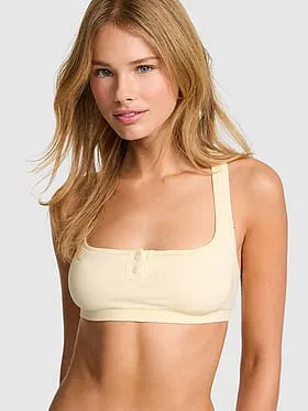 Cotton Unlined Racerback Bralette