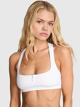 Cotton Unlined Racerback Bralette
