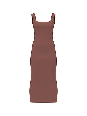 Shapewear by Victoria Smoothing Rib Tank Maxi Dress