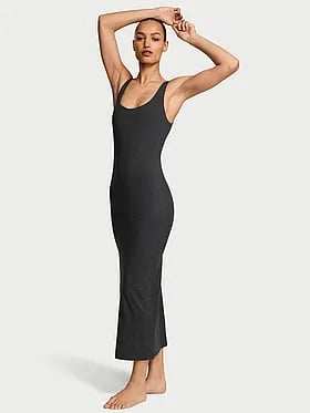 Shapewear by Victoria Smoothing Rib Tank Maxi Dress