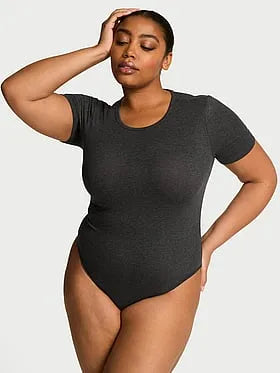 SoSoftâ¢ Modal Ribbed Short-Sleeve Bodysuit