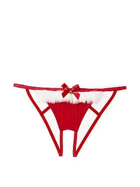 Claussa Crotchless Bikini Panty