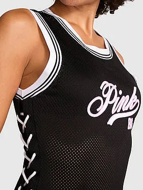 Varsity Lace-Up Dress